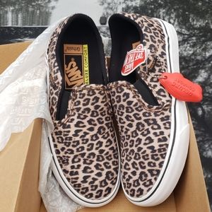NWT Cheetah print Vans